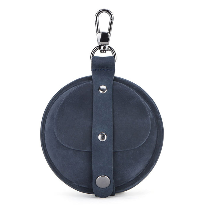 CF1042B para AirPods Pro textura Crazy Horse conveniente funda protectora de cuero multifunción para auriculares con gancho