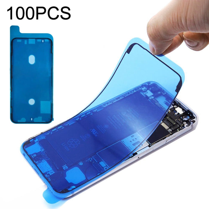 100 PCS LCD Marco Bisel Pegatinas Adhesivas Impermeables para iPhone XS, 100 PCS for iPhone XS