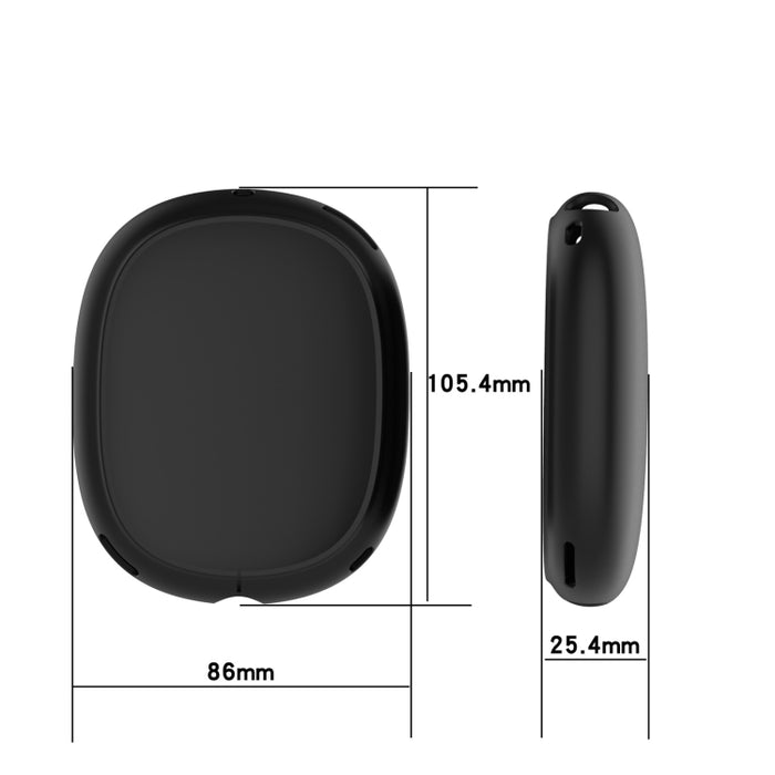 Un par de fundas protectoras para auriculares de silicona antiarañazos de cobertura total para AirPods Max