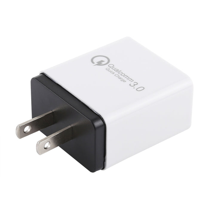 AR-QC-03 Cargador de viaje con cargador rápido de 3 puertos USB 2.1A, enchufe de EE. UU.