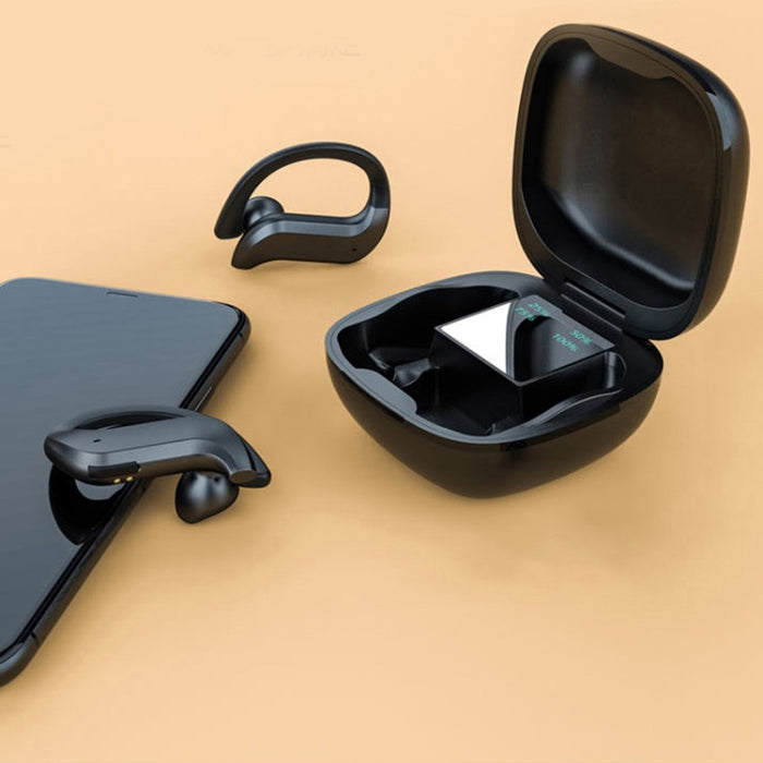 Auricular Bluetooth inalámbrico 258 con caja de carga y pantalla Digital, soporte táctil, llamada HD, asistente de voz y NFC