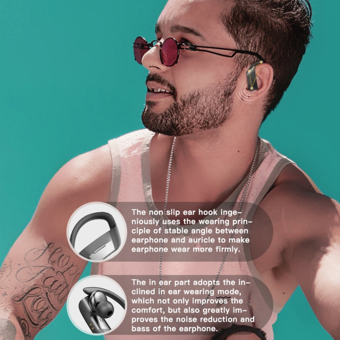 Auricular Bluetooth inalámbrico 258 con caja de carga y pantalla Digital, soporte táctil, llamada HD, asistente de voz y NFC
