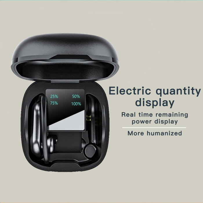 Auricular Bluetooth inalámbrico 258 con caja de carga y pantalla Digital, soporte táctil, llamada HD, asistente de voz y NFC