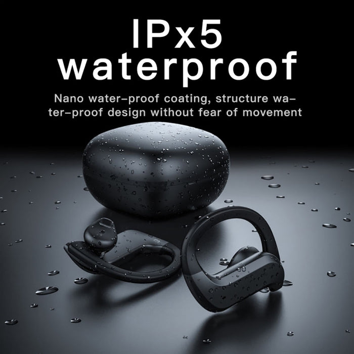 Auricular Bluetooth inalámbrico 258 con caja de carga y pantalla Digital, soporte táctil, llamada HD, asistente de voz y NFC