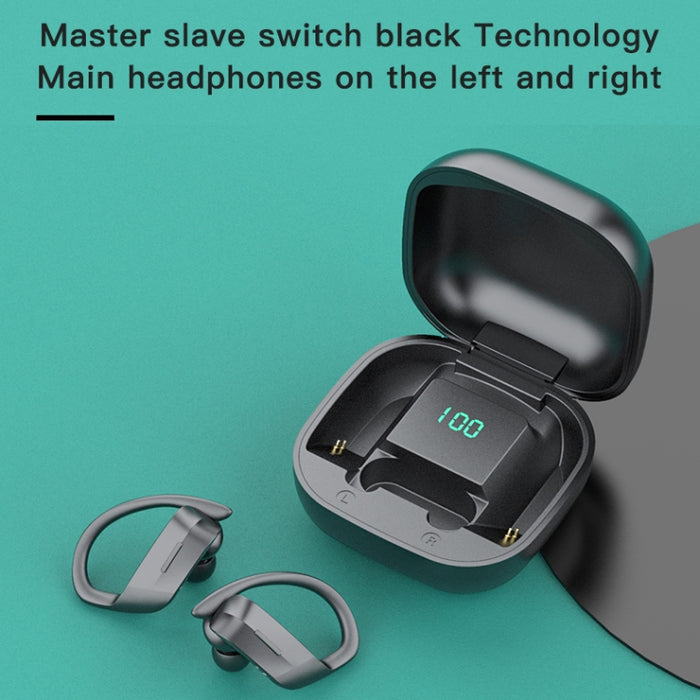 Auricular Bluetooth inalámbrico 258 con caja de carga y pantalla Digital, soporte táctil, llamada HD, asistente de voz y NFC
