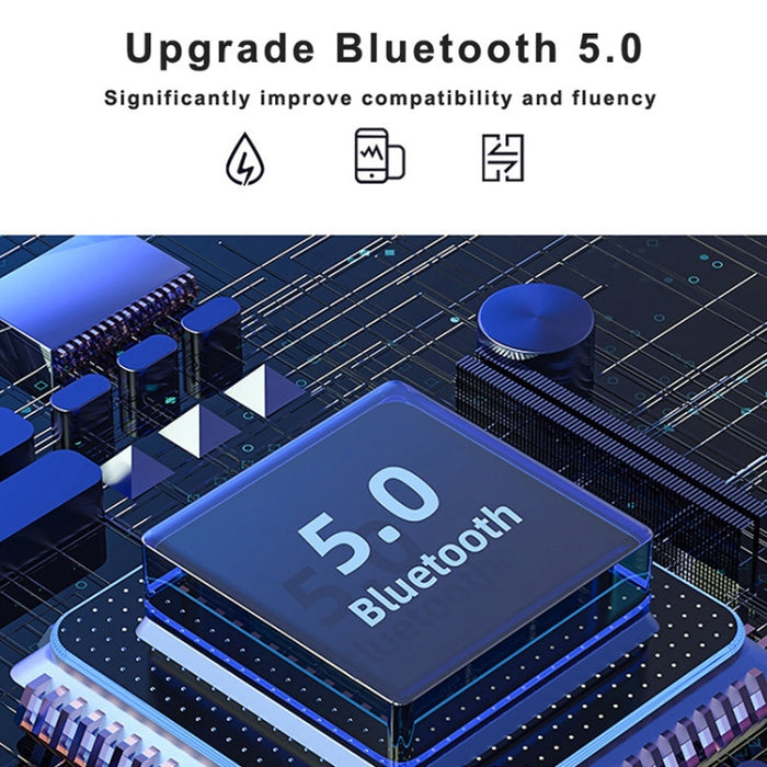 263 TWS CVC8.0 Auricular Bluetooth con cancelación de ruido con caja de carga, soporte táctil y pantalla de batería LED de tres pantallas y soporte para teléfono y banco de energía y llamada HD y asistente de voz