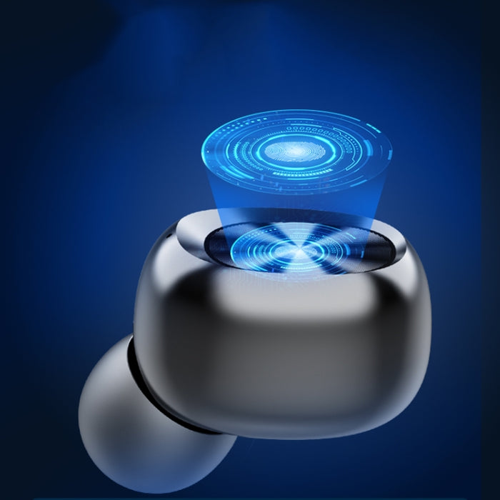 263 TWS CVC8.0 Auricular Bluetooth con cancelación de ruido con caja de carga, soporte táctil y pantalla de batería LED de tres pantallas y soporte para teléfono y banco de energía y llamada HD y asistente de voz