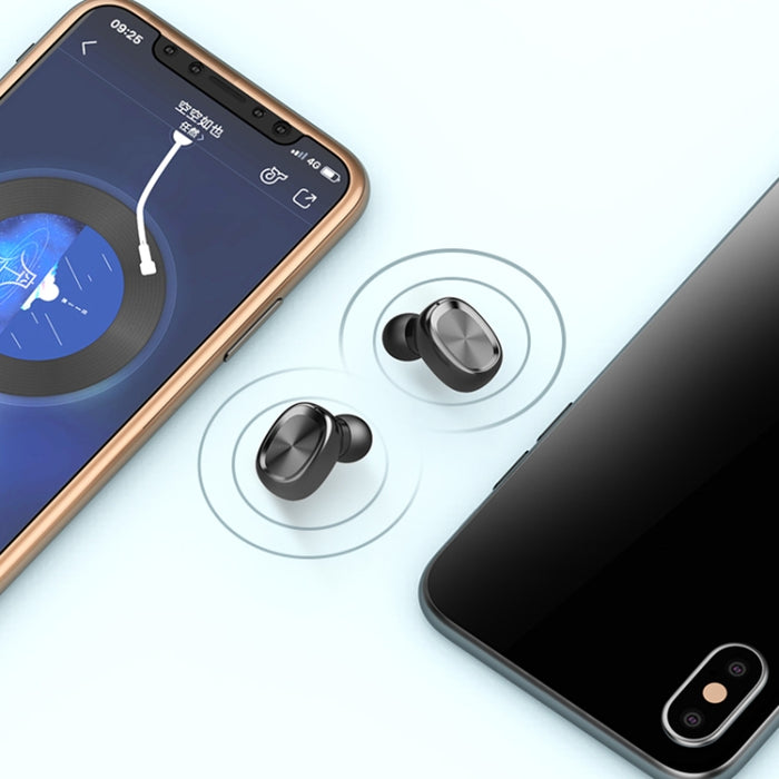 263 TWS CVC8.0 Auricular Bluetooth con cancelación de ruido con caja de carga, soporte táctil y pantalla de batería LED de tres pantallas y soporte para teléfono y banco de energía y llamada HD y asistente de voz