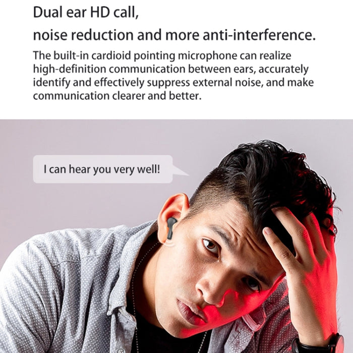 278 TWS Auricular Bluetooth Táctil con Cancelación de Ruido Externo con Caja de Carga, Soporte Pantalla Digital de Alimentación LED y Luces de Respiración y Asistente de Llamadas y Voz