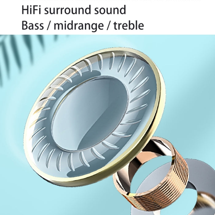 278 TWS Auricular Bluetooth Táctil con Cancelación de Ruido Externo con Caja de Carga, Soporte Pantalla Digital de Alimentación LED y Luces de Respiración y Asistente de Llamadas y Voz