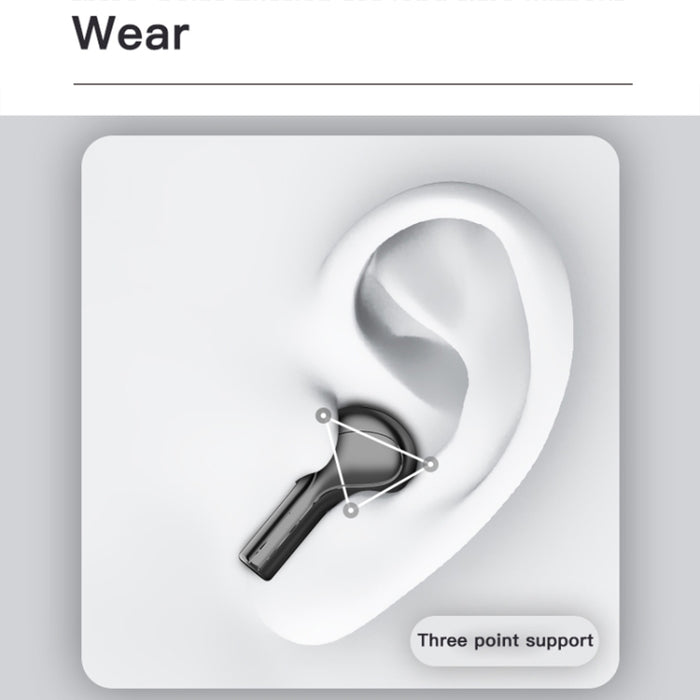 278 TWS Auricular Bluetooth Táctil con Cancelación de Ruido Externo con Caja de Carga, Soporte Pantalla Digital de Alimentación LED y Luces de Respiración y Asistente de Llamadas y Voz