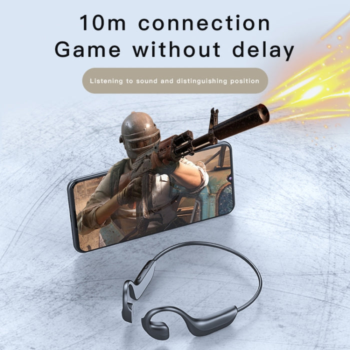 G100 Bluetooth 5.0 Auriculares inalámbricos de conducción ósea impermeables deportivos montados en la oreja