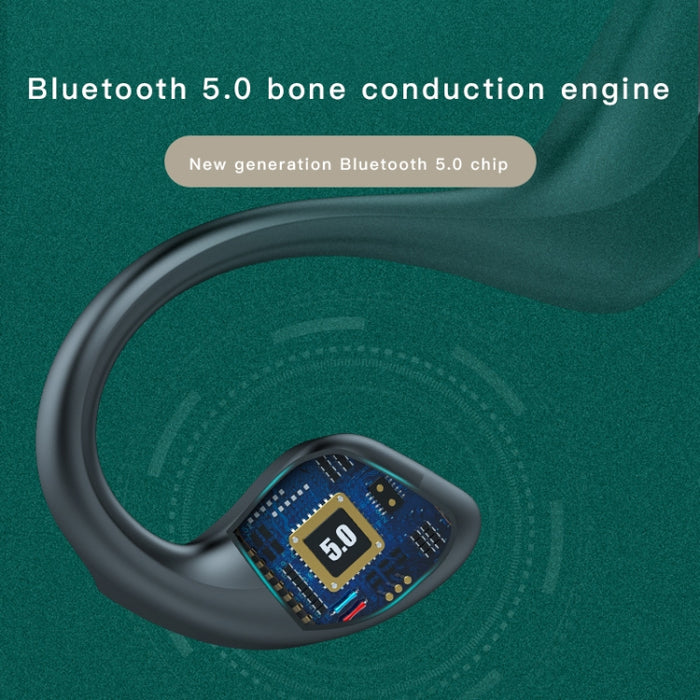 G100 Bluetooth 5.0 Auriculares inalámbricos de conducción ósea impermeables deportivos montados en la oreja