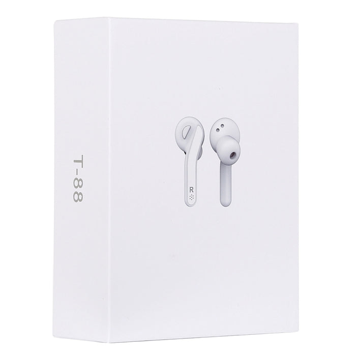 Auriculares estéreo inalámbricos T-88 TWS Bluetooth V5.0 con caja de carga magnética