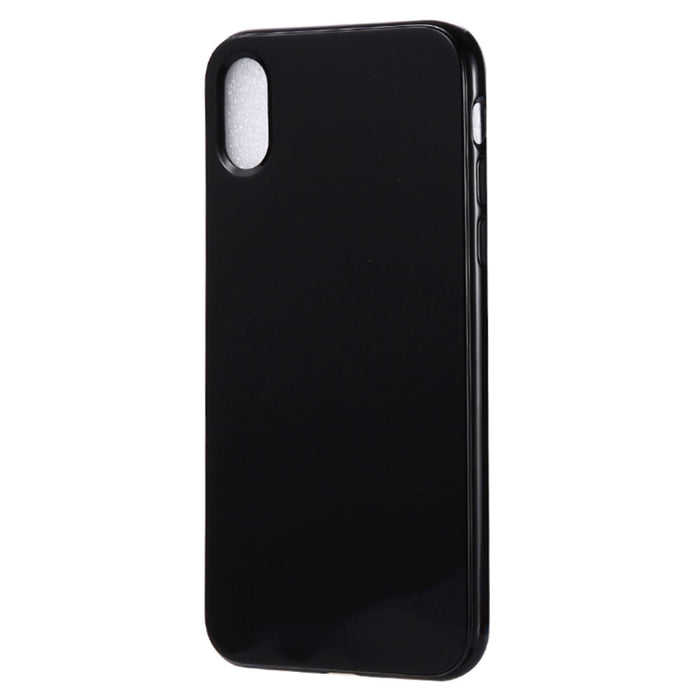 Para iPhone XR Funda de TPU color caramelo