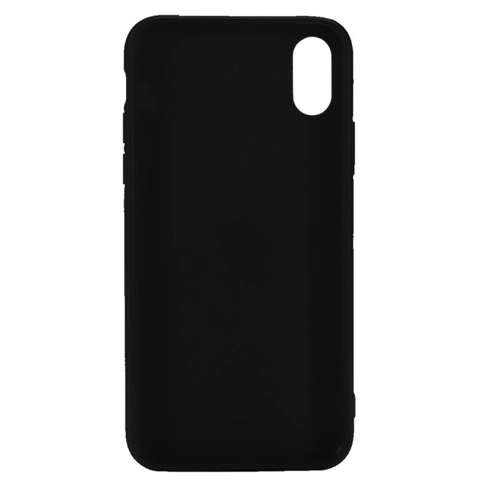 Para iPhone XR Funda de TPU color caramelo