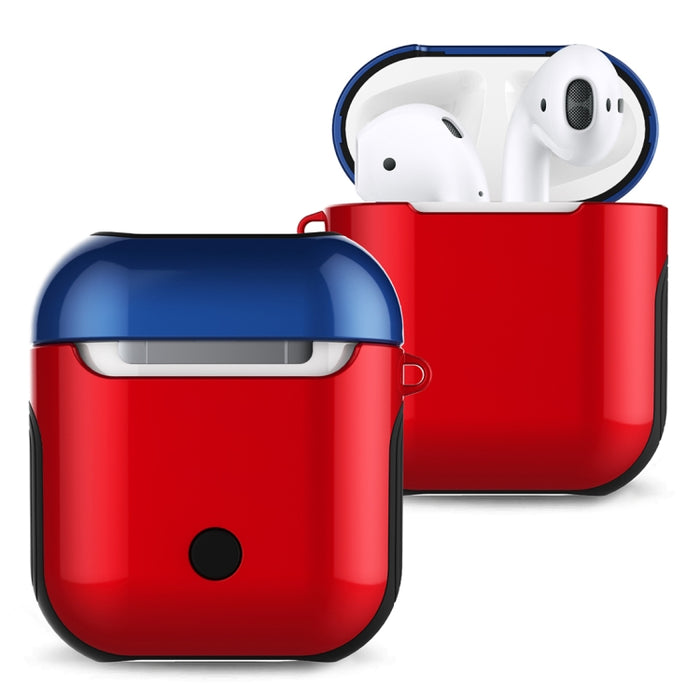 Bolsa de almacenamiento antipérdida barnizada de la caja de los auriculares de Bluetooth de la PC para Apple AirPods 1/2
