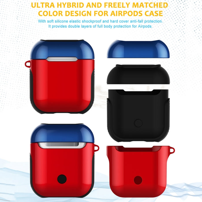 Bolsa de almacenamiento antipérdida barnizada de la caja de los auriculares de Bluetooth de la PC para Apple AirPods 1/2