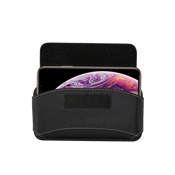 Funda de cuero para teléfono móvil portátil, Universal, de tela Oxford, para teléfonos inteligentes de 5,2 pulgadas o menos