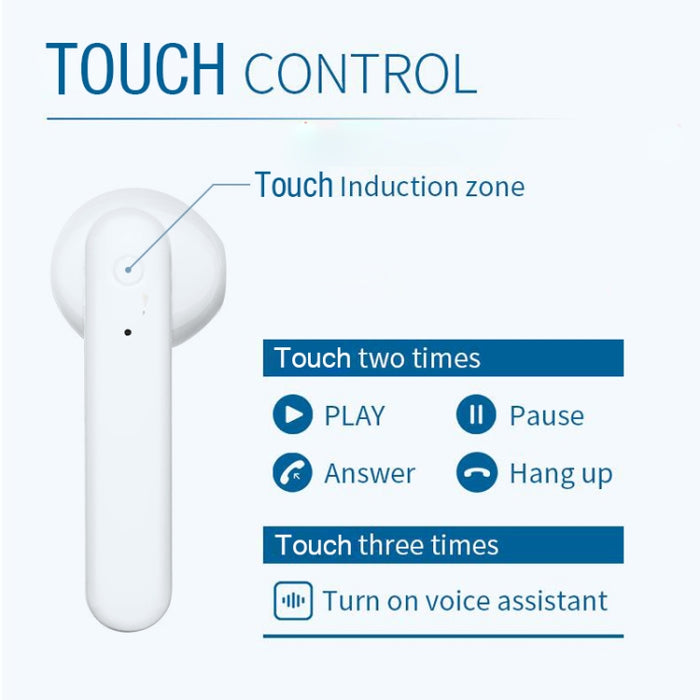 Auricular Bluetooth inalámbrico táctil X26 TWS Bluetooth 5,0 con caja de carga de atracción magnética, compatible con asistente de voz y llamada