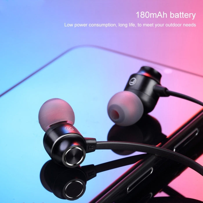 Auricular deportivo Cuello-montado Bluetooth del alambre redondo de Bluetooth 5.1 con la función magnética