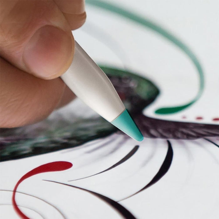 Cubierta de punta antideslizante silenciosa resistente al desgaste de 4 piezas para Apple Pencil 1/2