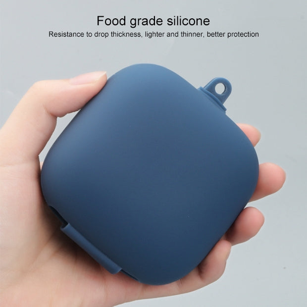 Funda protectora inalámbrica para auriculares Bluetooth de silicona de color sólido para Beats Powerbeats Pro