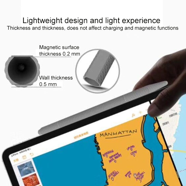 Estuche protector a prueba de golpes de gel de sílice Stylus Pen para Apple Pencil 2
