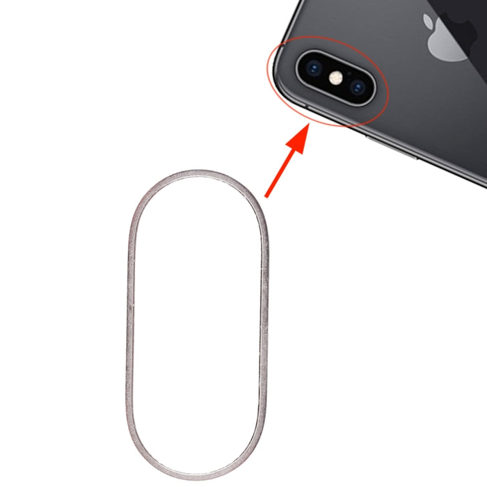Anillo de aro protector de metal con lente de vidrio de cámara trasera para iPhone XS y XS Max, For iPhone XS & XS Max