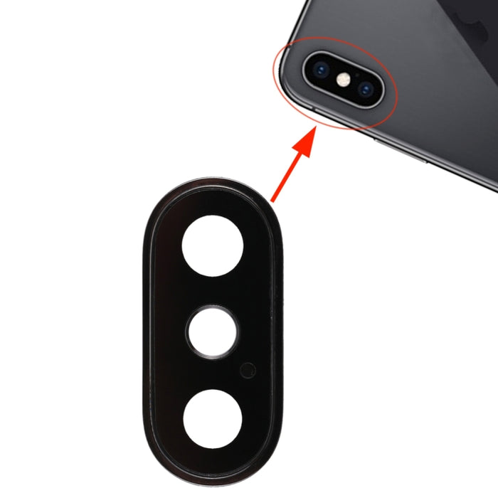 Bisel de cámara trasera con cubierta de lente para iPhone XS / XS Max, For iPhone  XS / XS Max, For iPhone XS / XS Max