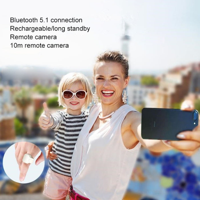 EPSK-010 Bluetooth 5.1 Controlador de cámara de teléfono Anillo de control remoto Selfie