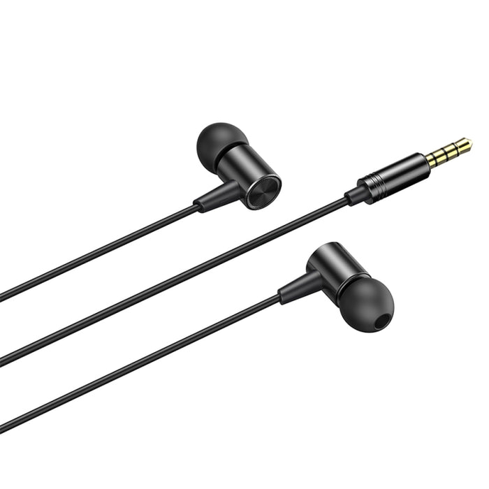 Awei L2 Auricular estéreo con cable y enchufe de 3,5 mm con micrófono