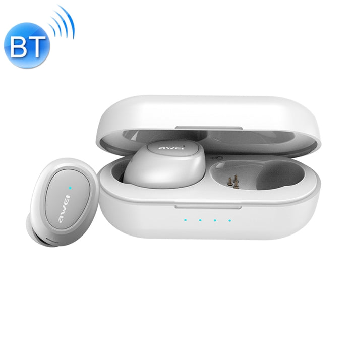 awei T6 TWS Bluetooth V5.0 Ture Auriculares deportivos inalámbricos con estuche de carga