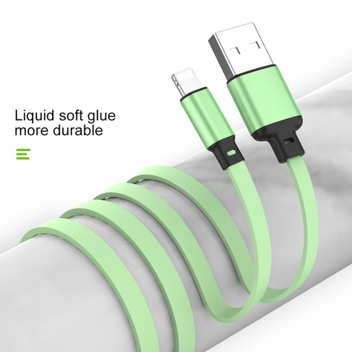 Silicona líquida 3.5A 3 en 1 USB a USB-C / Type-C + 8Pin + Cable de carga de sincronización de datos retráctil micro USB