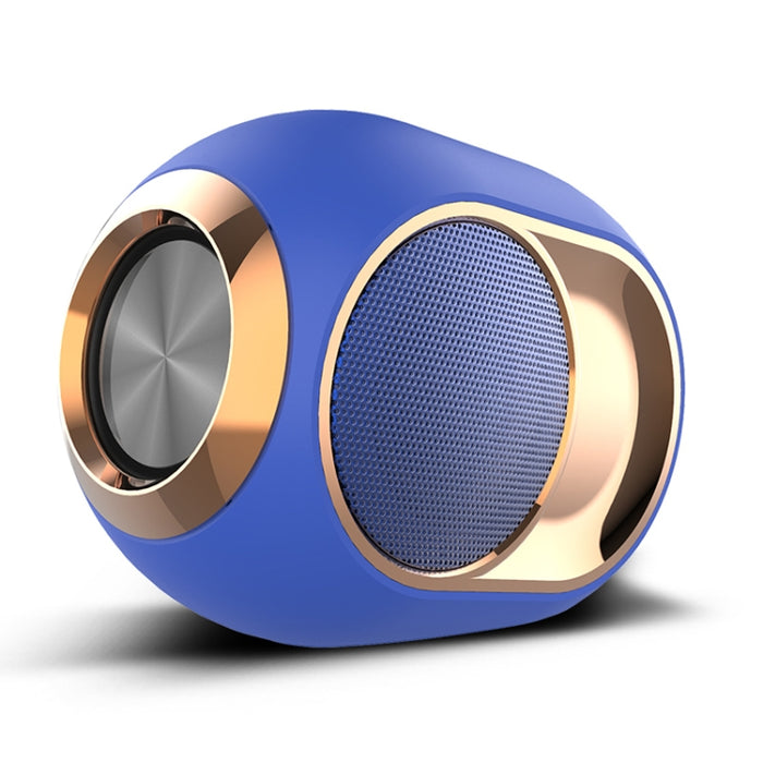 Altavoz Bluetooth inalámbrico bajo impermeable al aire libre X6 TWS 5W, compatible con tarjeta manos libres / USB / AUX / TF