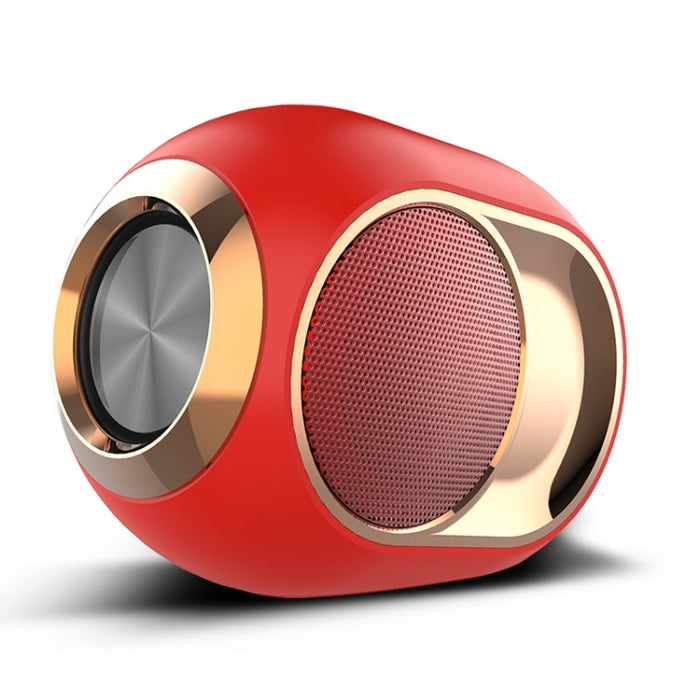 Altavoz Bluetooth inalámbrico bajo impermeable al aire libre X6 TWS 5W, compatible con tarjeta manos libres / USB / AUX / TF