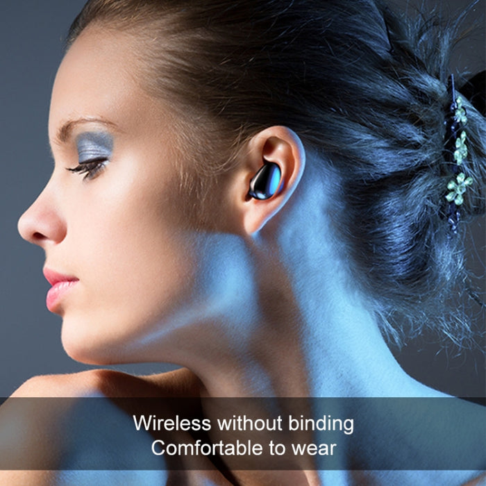 Auriculares Bluetooth estéreo inalámbricos binaurales X7 TWS V5.0 con estuche de carga y pantalla digital