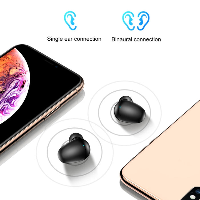 Auriculares Bluetooth estéreo inalámbricos binaurales X7 TWS V5.0 con estuche de carga y pantalla digital