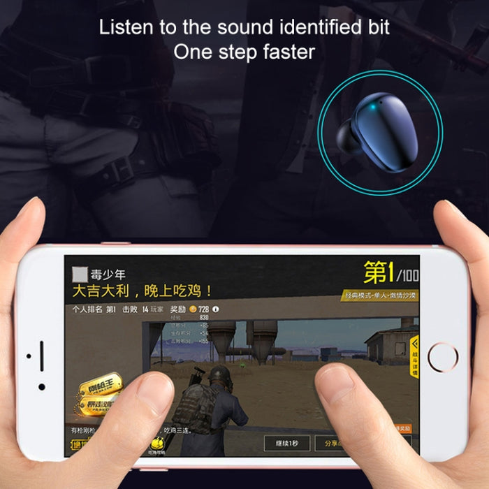 Auriculares Bluetooth estéreo inalámbricos binaurales X7 TWS V5.0 con estuche de carga y pantalla digital