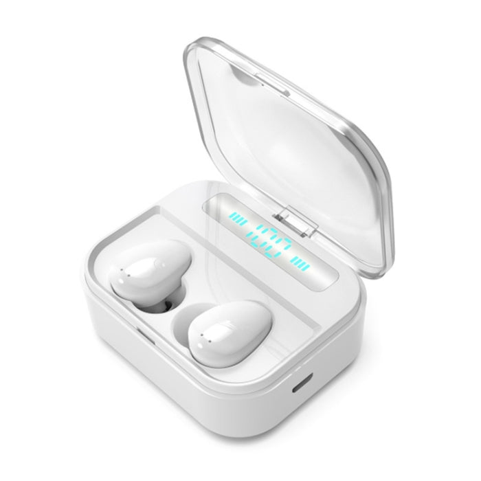 Auriculares Bluetooth estéreo inalámbricos binaurales X7 TWS V5.0 con estuche de carga y pantalla digital