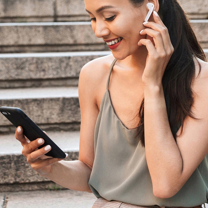 i11 TWS Versión mejorada Bluetooth V5.0 Auriculares estéreo inalámbricos con control táctil y caja de carga magnética, compatibles con iOS y Android