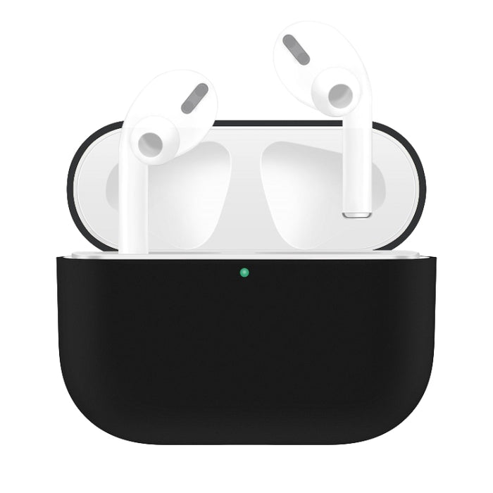 Para AirPods Pro Funda protectora para auriculares de silicona de color sólido