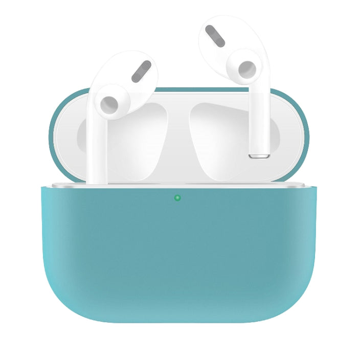 Para AirPods Pro Funda protectora para auriculares de silicona de color sólido