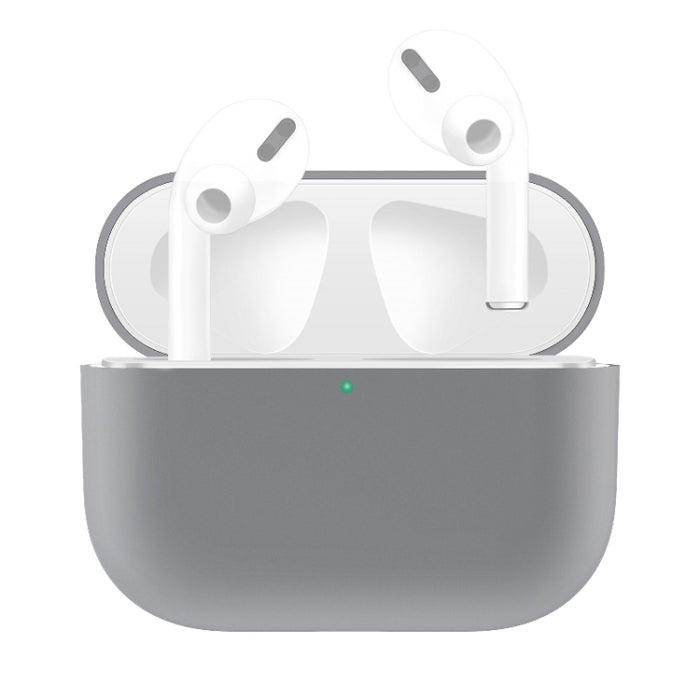 Para AirPods Pro Funda protectora para auriculares de silicona de color sólido