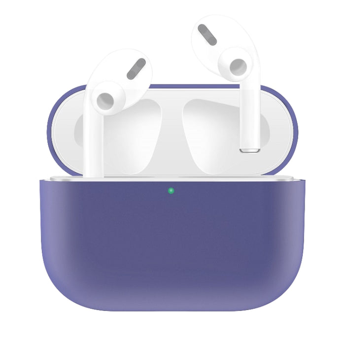 Para AirPods Pro Funda protectora para auriculares de silicona de color sólido