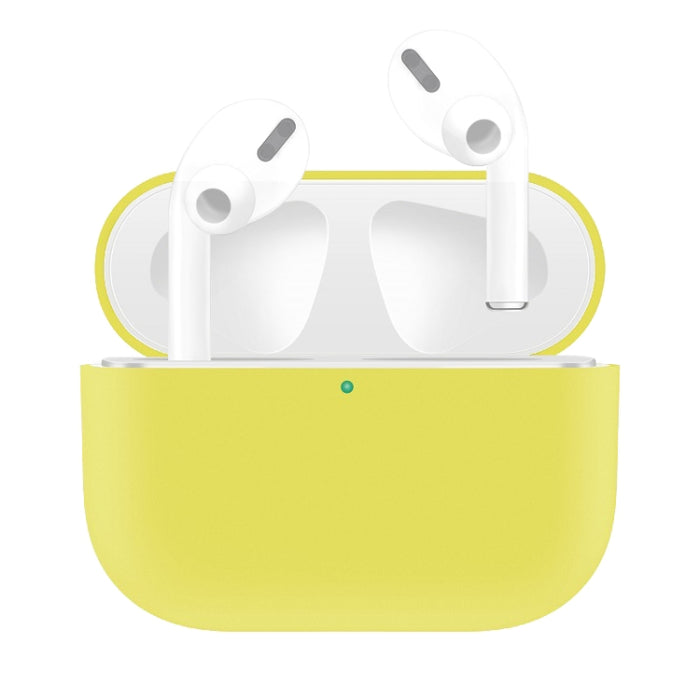 Para AirPods Pro Funda protectora para auriculares de silicona de color sólido