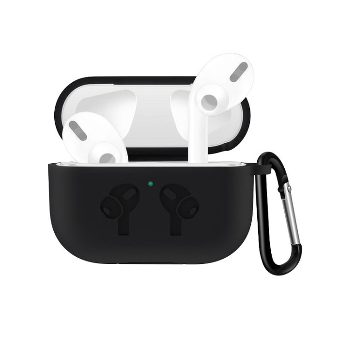 Para AirPods Pro Funda protectora de silicona para auriculares con hebilla anticaída
