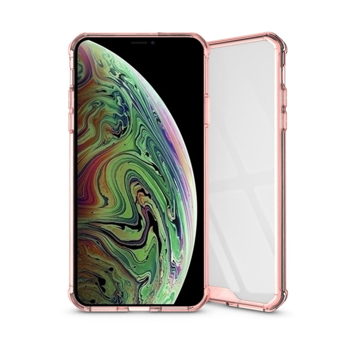 Para iPhone XS Max Acrílico + TPU Funda de armadura transparente a prueba de golpes