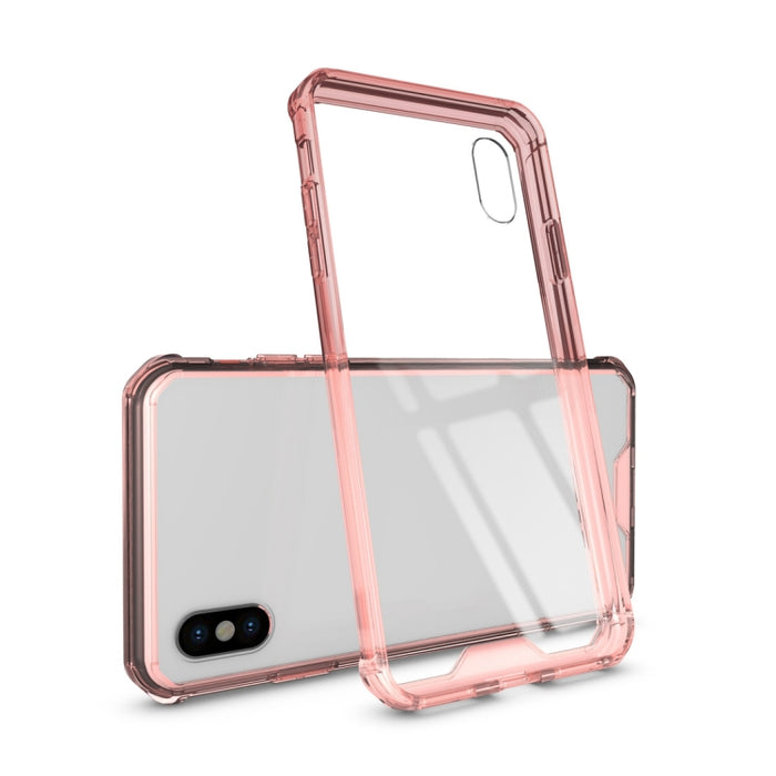 Para iPhone XS Max Acrílico + TPU Funda de armadura transparente a prueba de golpes