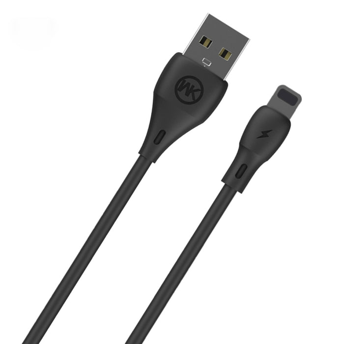 WK WDC-072 Cable de carga de sincronización de datos de 1 m, 2,1 A, serie de velocidad completa, USB a 8 pines
